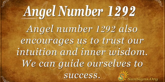 angel number 1292