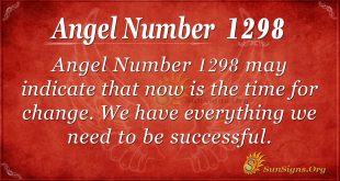 angel number 1298