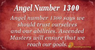 angel number 1300