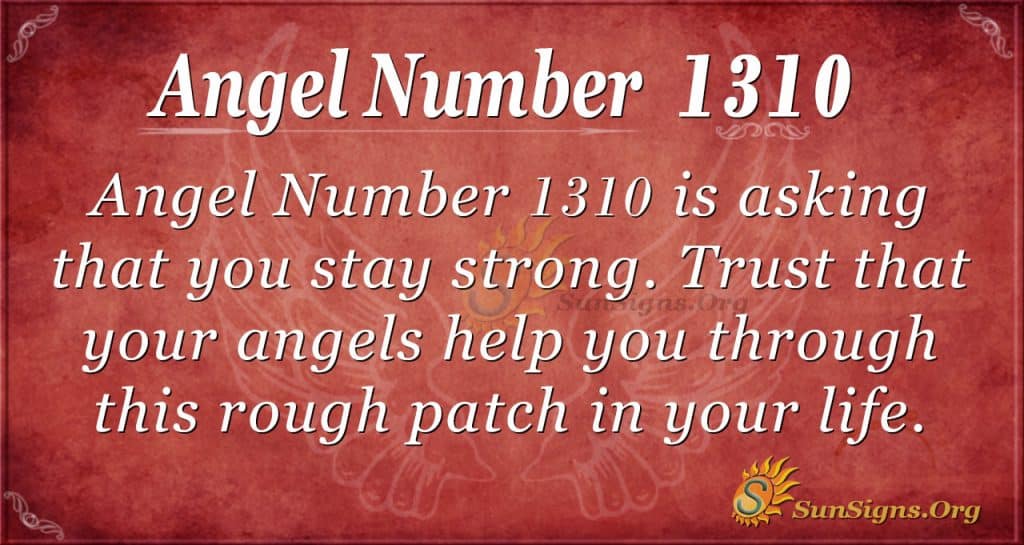 Angel number 1310