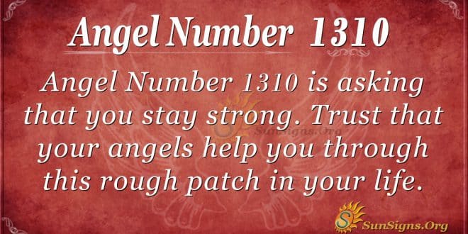 Angel number 1310