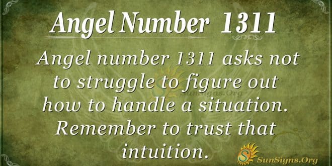 Angel Number 1311