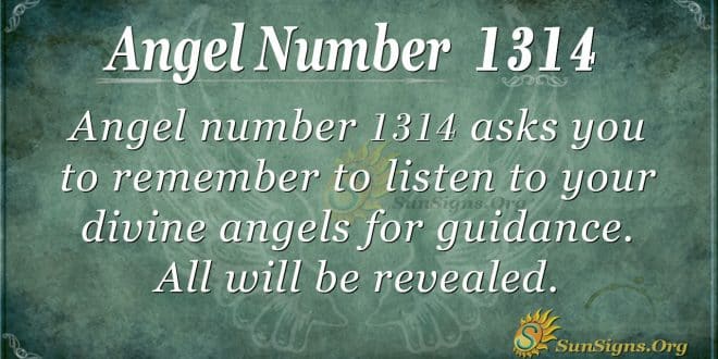 Angel Number 1314