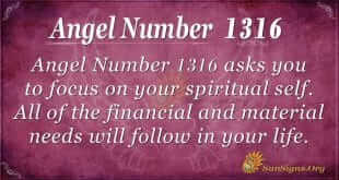 Angel Number 1316