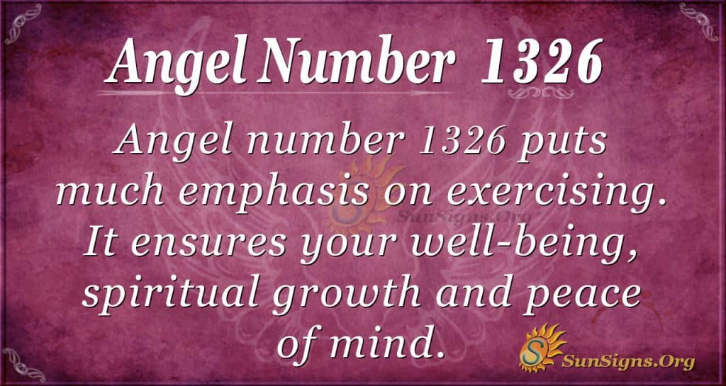 Angel number 1326
