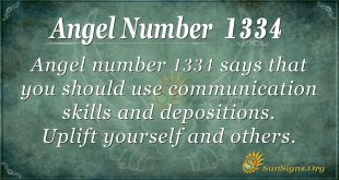 Angel Number 1334