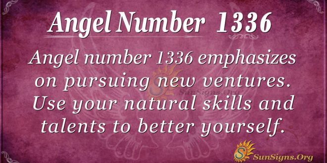 Angel Number 1336