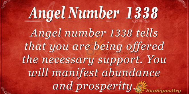 Angel Number 1338