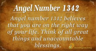 Angel Number 1342