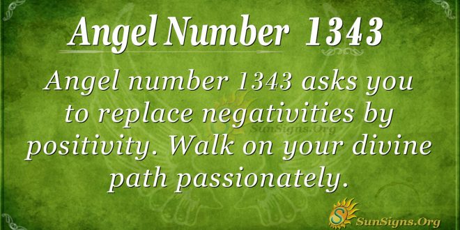 Angel Number 1343