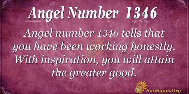 Angel Number 1346
