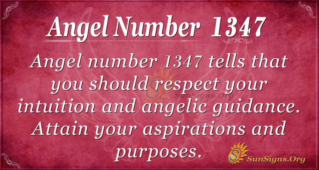 Angel Number 1347