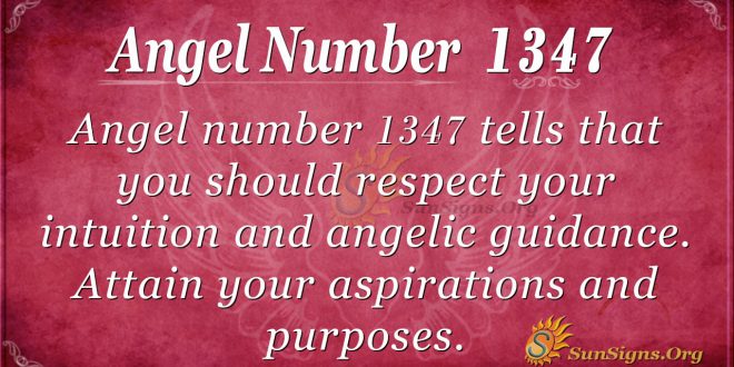 Angel Number 1347