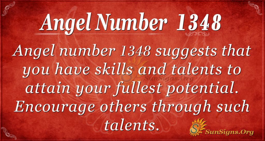 Angel Number 1348