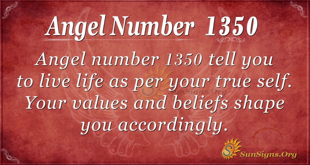Angel Number 1350
