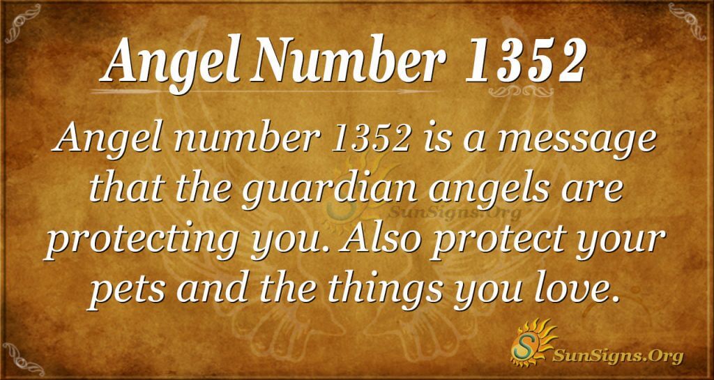 Angel Number 1352