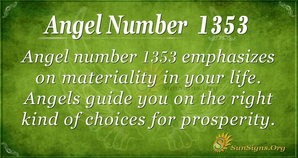 Angel Number 1353