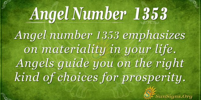 Angel Number 1353