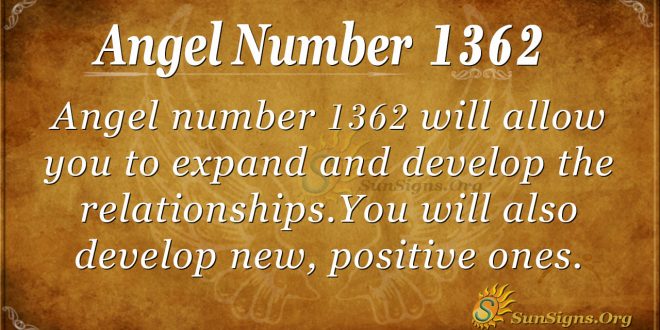Angel Number 1362