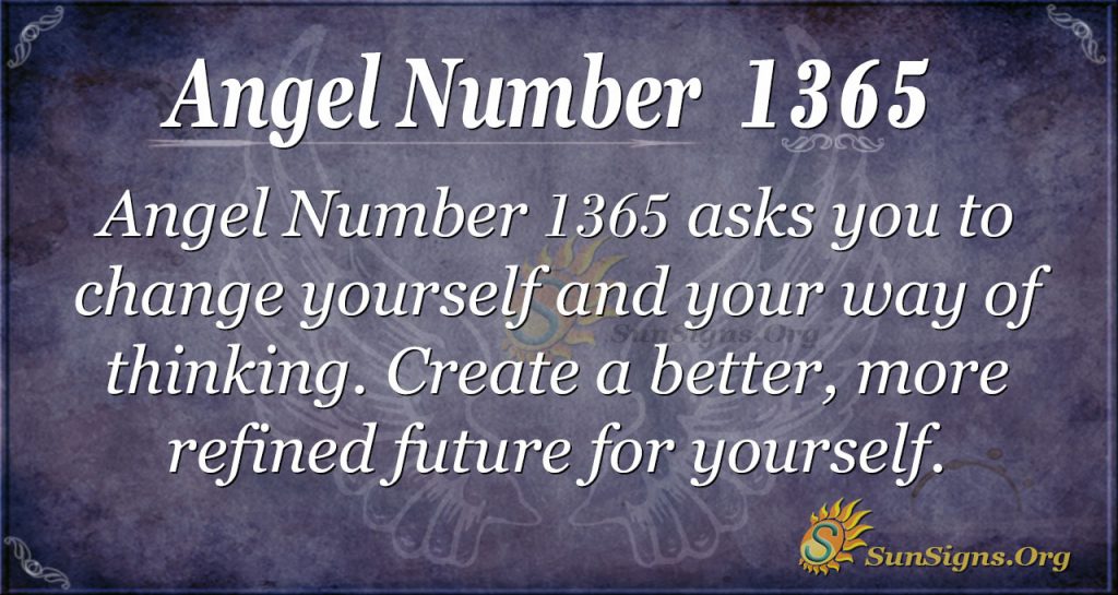 Angel Number 1365