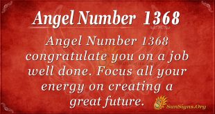 Angel Number 1368