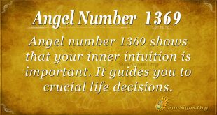 Angel Number 1369