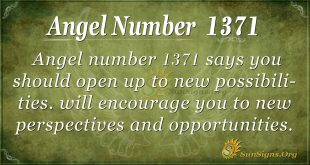 Angel Number 1371