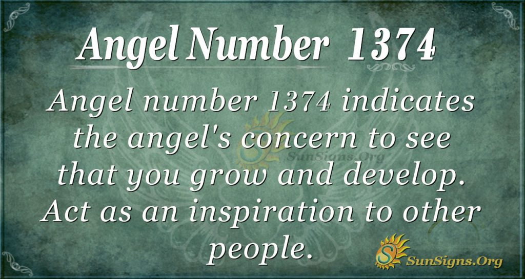 Angel Number 1374