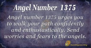 Angel Number 1375