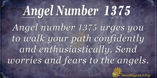 Angel Number 1375