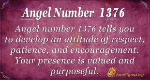 Angel Number 1376