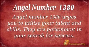 Angel Number 1380