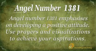 Angel Number 1381