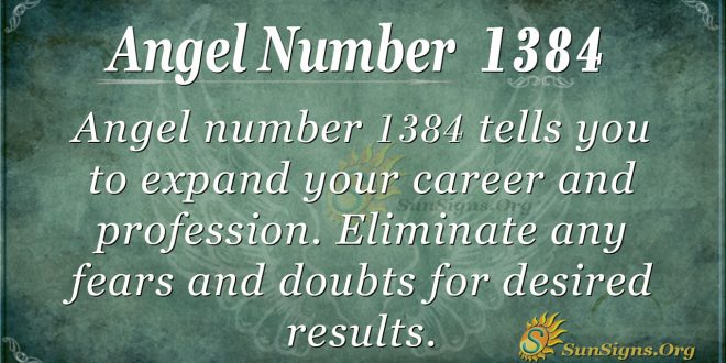 Angel Number 1384
