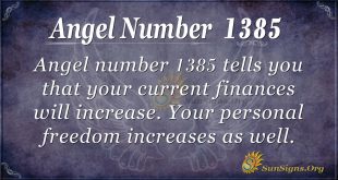 Angel Number 1385