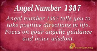 Angel Number 1387