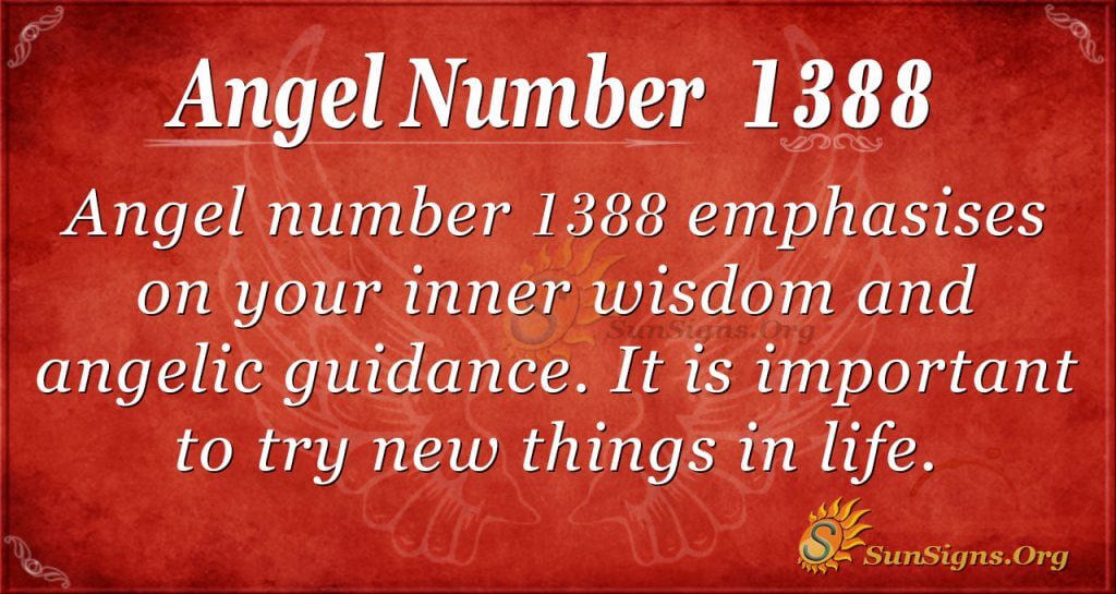 Angel Number 1388