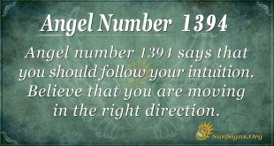 Angel Number 1394