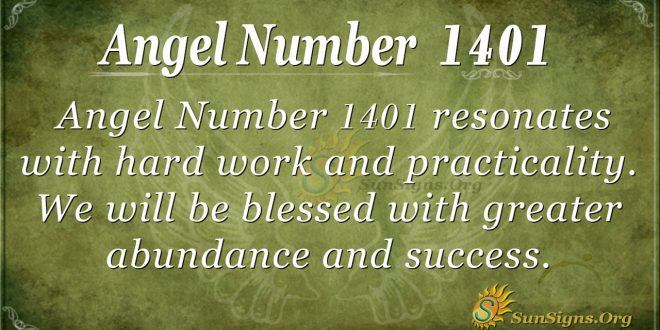 Angel Number 1401