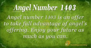Angel Number 1403