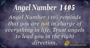 Angel Number 1405