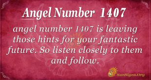 Angel Number1407