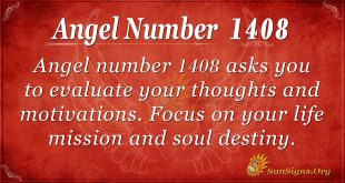 Angel Number 1408