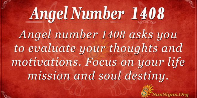 Angel Number 1408