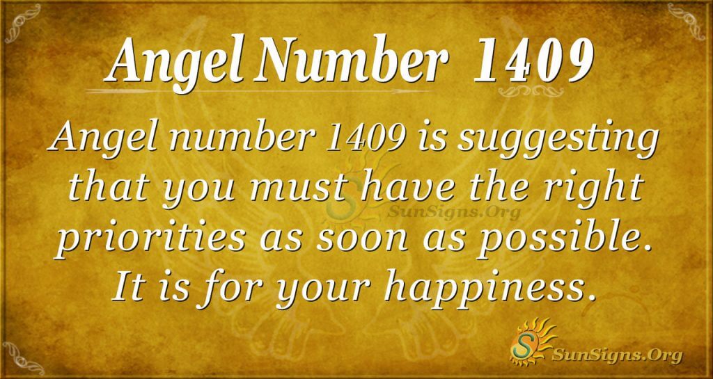 Angel Number 1409
