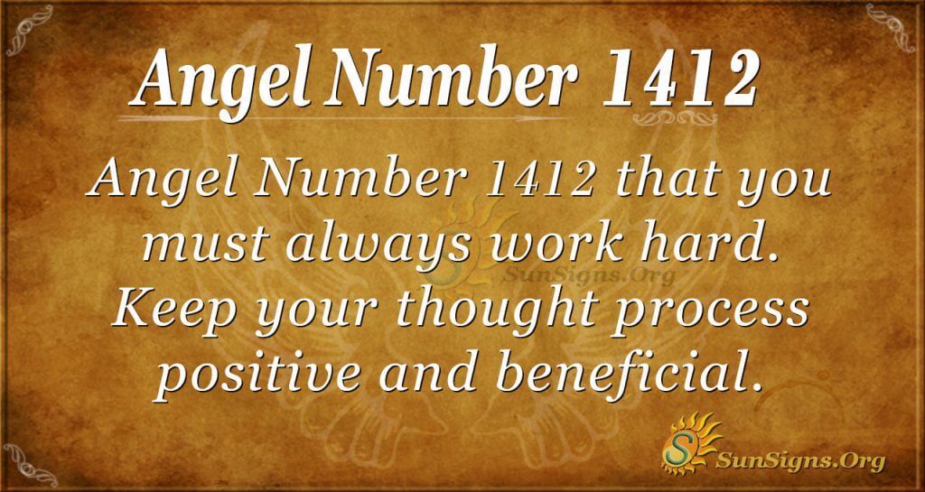 Angel Number 1412