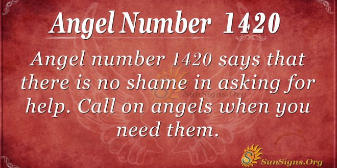 Angel number 1420