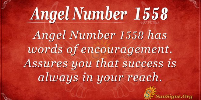 Angel Number 1558