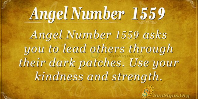 Angel Number 1559