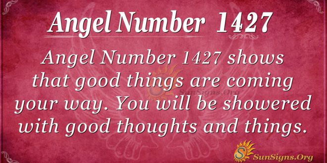 Angel Number 1427